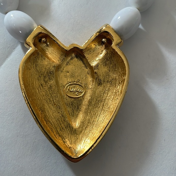 Vintage 1980s Napier Beaded Necklace - Picture 3 of 4